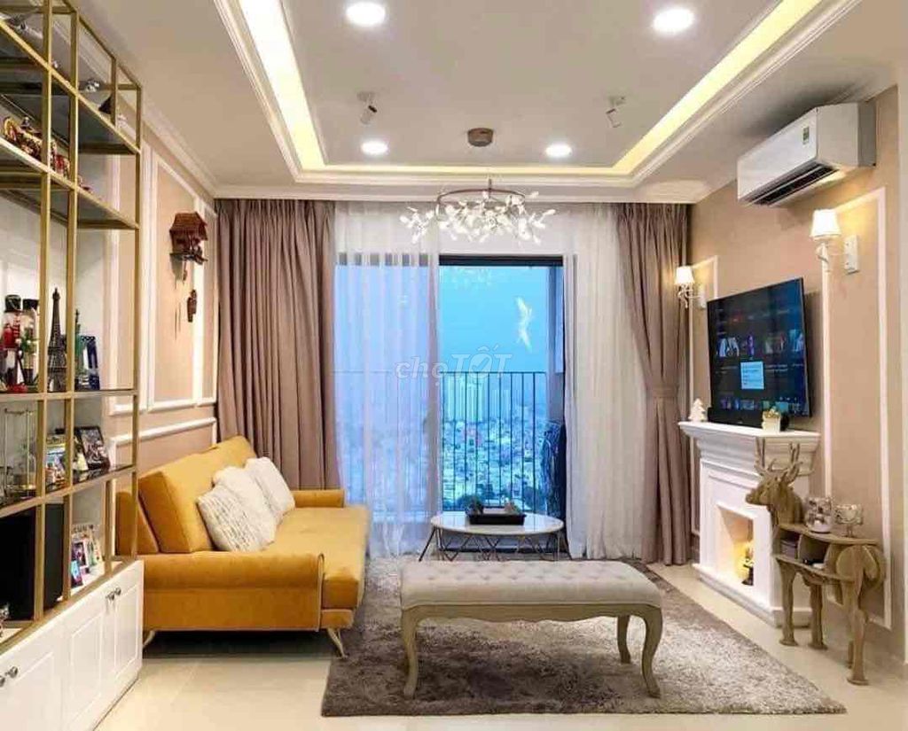 Cho thuê căn góc 2pn 2wc 90m2 full nội thất chung cư Mỹ Phú Quận 7