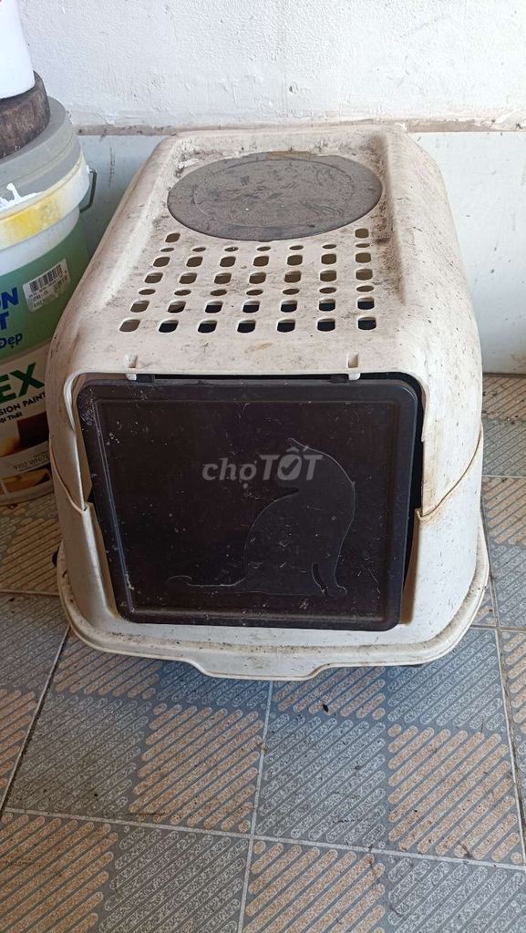 Chuồng mèo Nhựa Trắng Đen. Mua bán Phụ kiện, Thức ăn, Dịch vụ tại Quận Ninh Kiều Cần Thơ được đăng bởi Thọ hình 1