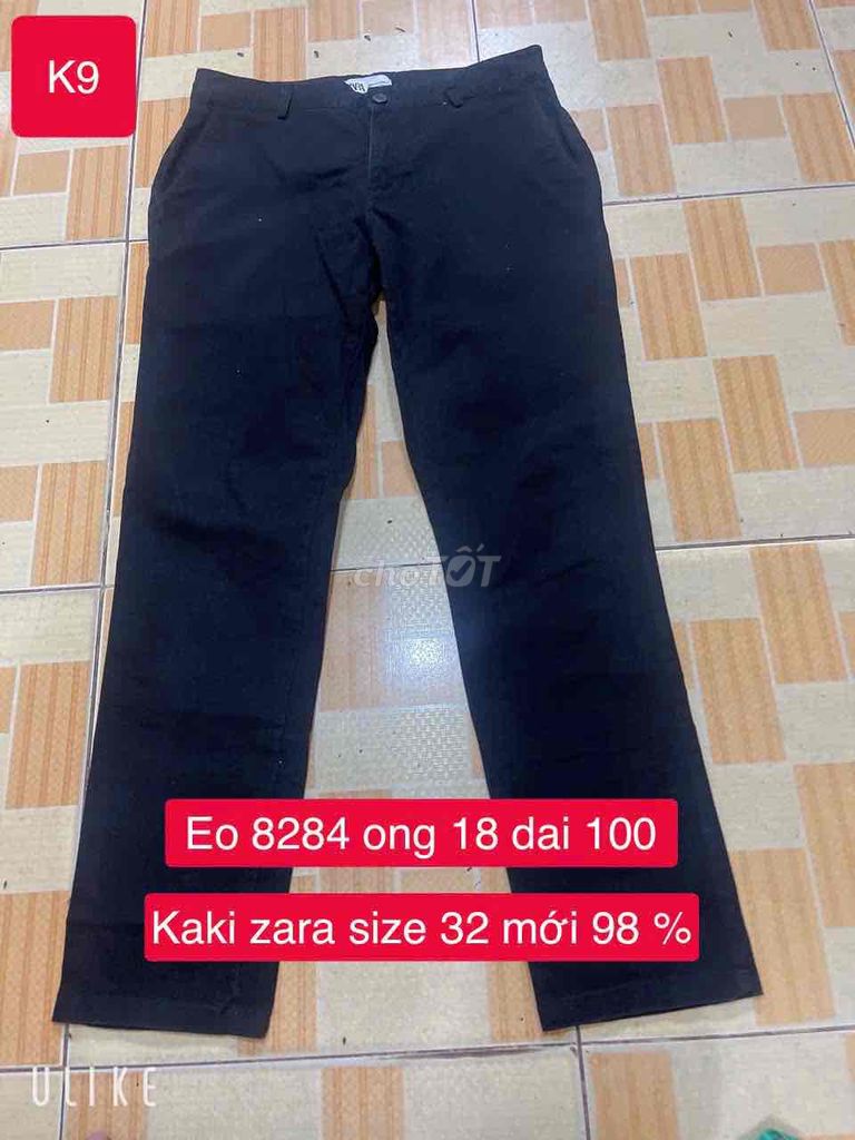 Quần kaki Zara nam size 32 Mới 98%. Mua bán Quần áo tại Quận 12 Tp Hồ Chí Minh được đăng bởi HT 86 hình 1