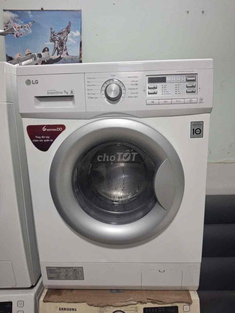 Máy giặt LG 7kg Inverter đã qua sử dụng Trắng. Mua bán Máy giặt tại Quận 7 Tp Hồ Chí Minh được đăng bởi shop đồ cũ hình 1