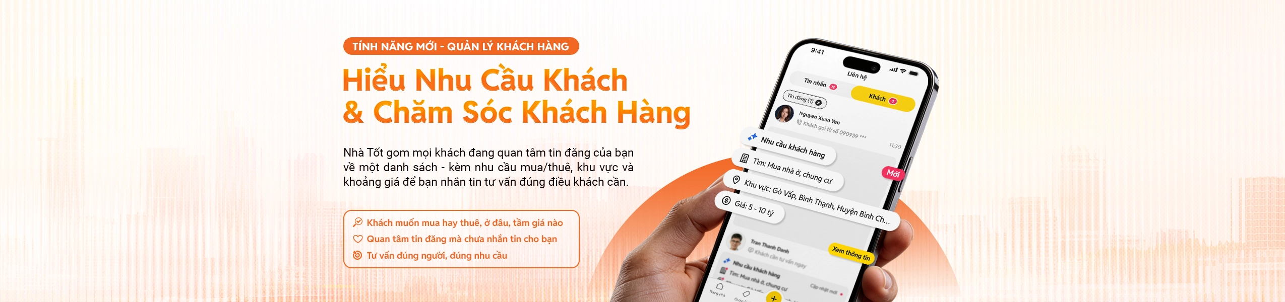 Quản lý khách hàng - Hiểu nhu cầu khách trước khi tư vấn