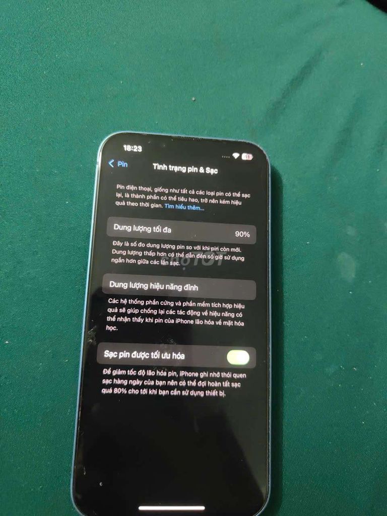 iPhone 13 Xanh Đã qua sử dụng. Mua bán Điện thoại tại Huyện Hóc Môn Tp Hồ Chí Minh được đăng bởi Tân Nguyễn hình 1