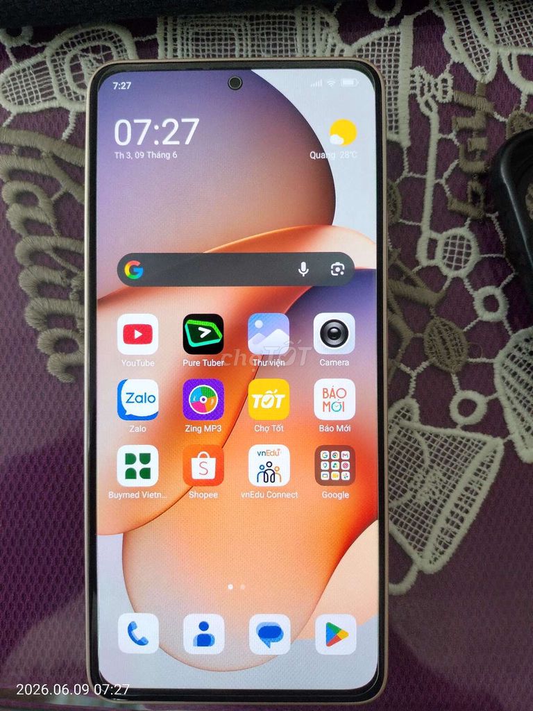 Xiaomi Redmi 23129RAA4G 128GB Vàng hồng. Mua bán Điện thoại tại Huyện Hồng Dân Bạc Liêu được đăng bởi Mi nguyễn hình 1