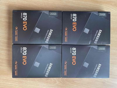 SSD 250gb Samsung 870evo mới. Mua bán Linh kiện (RAM, Card...) tại Huyện Thạch Thất Hà Nội được đăng bởi Máy Tính Toàn Thắng