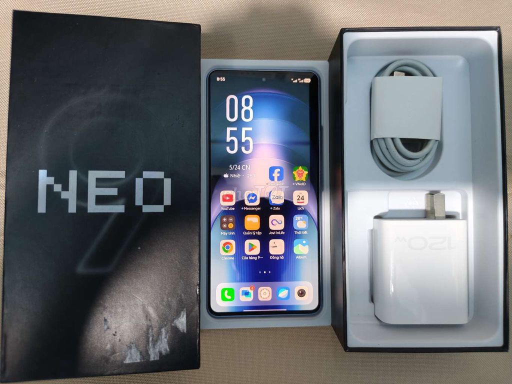 IQOO Neo 9 12GB/256 fullbox đẹp 99%. Mua bán Điện thoại tại Quận 7 Tp Hồ Chí Minh được đăng bởi Arsenal FC Mobile hình 1