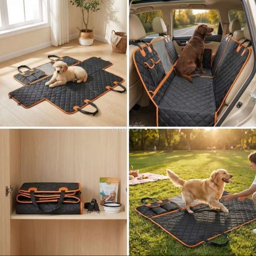 Thảm lót chó mèo trên ô tô. Mua bán Phụ kiện, Thức ăn, Dịch vụ tại Huyện Thống Nhất Đồng Nai được đăng bởi Phuong Nguyen hình 1