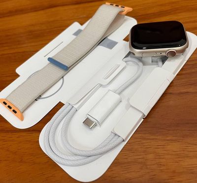 Apple Watch S9 Startlight/Trắng/Hồng