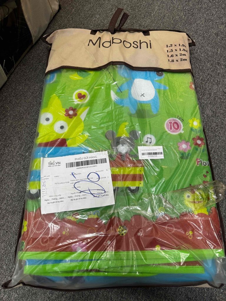 Thảm chơi Maboshi Mút xốp 1.8m x 2m. Mua bán Mẹ và bé tại Quận 3 Tp Hồ Chí Minh được đăng bởi Huỳnh Loan hình 1