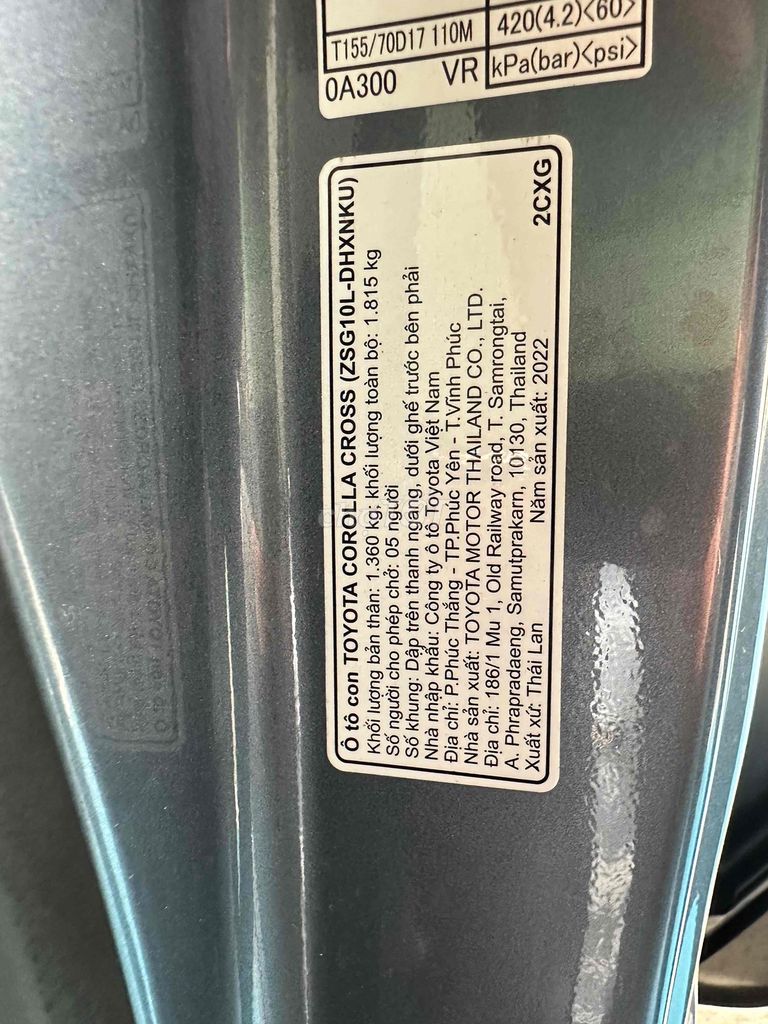 Toyota Corolla Cross 2022 1.8V - 14000 km HÃNG. Mua bán Ô tô tại Quận Bình Thạnh Tp Hồ Chí Minh được đăng bởi phuongneo hình 5