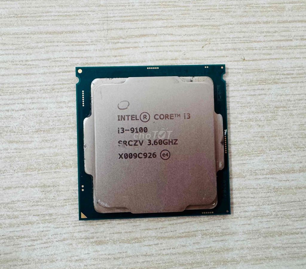 CPU i3 9100. Mua bán Linh kiện (RAM, Card...) tại Quận 12 Tp Hồ Chí Minh được đăng bởi Anh Tuan hình 1