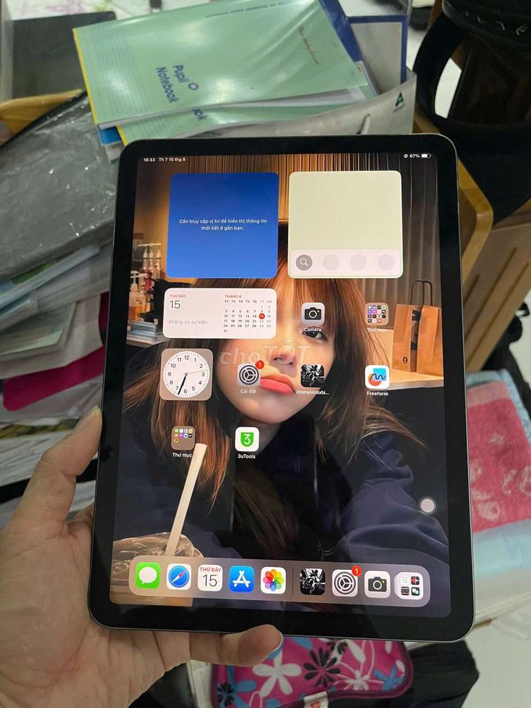 Apple iPad Air 4 Wifi 256g Xám Đã sử dụng. Mua bán Máy tính bảng tại Quận Hải An Hải Phòng được đăng bởi Long631 hình 1