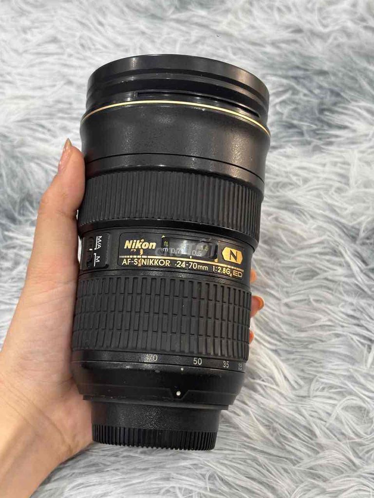 Ống kính Nikon 24-70mm f/2.8G ED Đen. Mua bán Máy ảnh, Máy quay tại Quận 5 Tp Hồ Chí Minh được đăng bởi Phan Thế Phong  hình 1