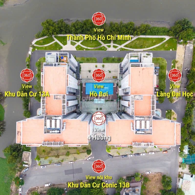 CHÍNH CHỦ CẦN BÁN CĂN HỘ CONIC RIVERSIDE P7 Q8