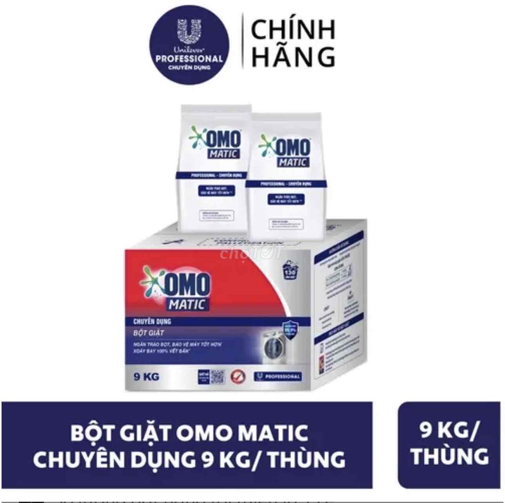 Bột giặt Omo Matic 9kg Hương dễ chịu. Mua bán Thiết bị vệ sinh, nhà tắm tại Huyện Hóc Môn Tp Hồ Chí Minh được đăng bởi Npp Unilever cuchi hocmon q12 hình 1