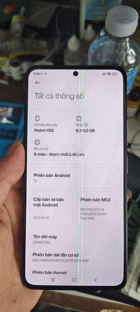 Xiaomi Redmi K50 8GB/128GB Xám. Mua bán Điện thoại tại Thành phố Nha Trang Khánh Hòa được đăng bởi Thức Mobile hình 1