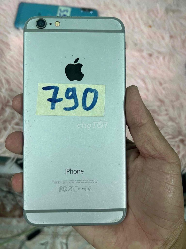 ip6 plus, bảng 16g, full vân, đẹp, 790k