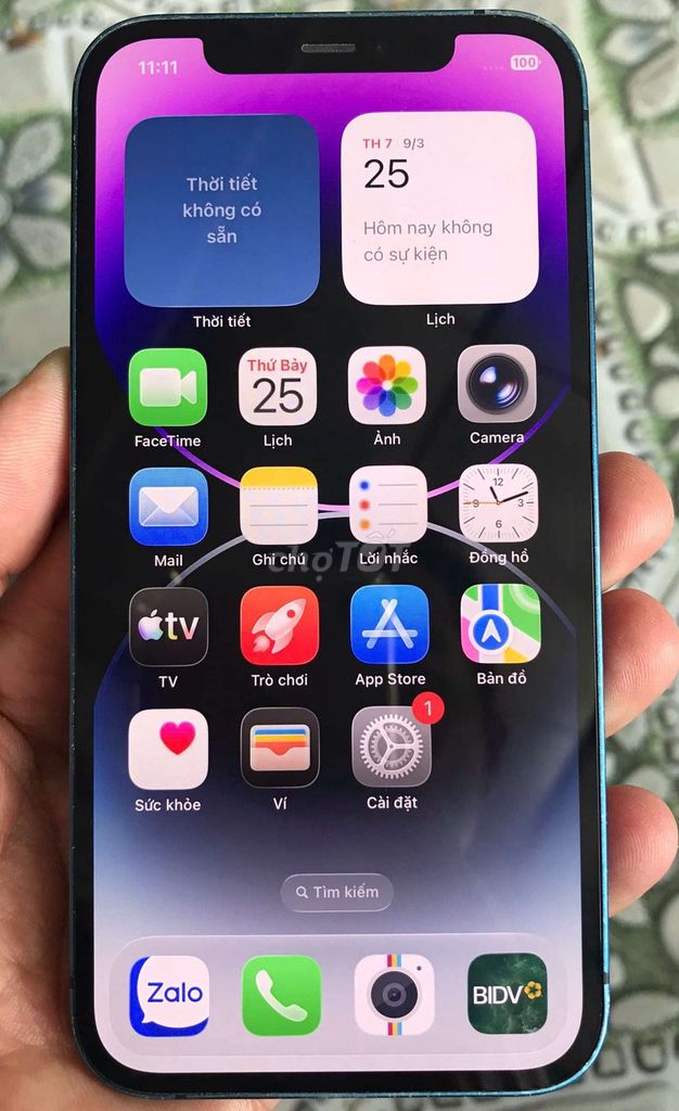 iPhone 12 quốc tế VN 128gb pin 100% màn rin ạ . Mua bán Điện thoại tại Huyện Lai Vung Đồng Tháp được đăng bởi QUÍT ĐƯỜNG SIÊU NGỌT  hình 1