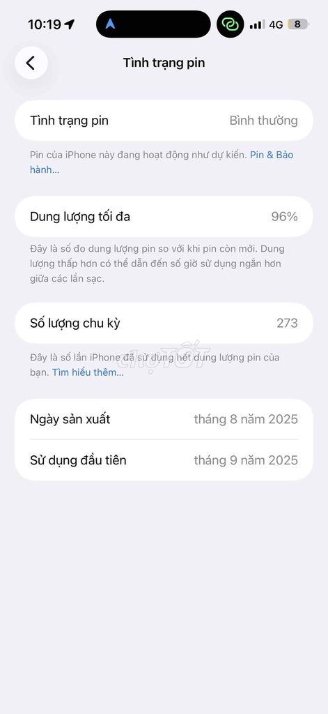 iPhone 17 PM 256GB Xanh  VN ngoại hình 97% zin all. Mua bán Điện thoại tại Quận Bình Tân Tp Hồ Chí Minh được đăng bởi Van hình 1