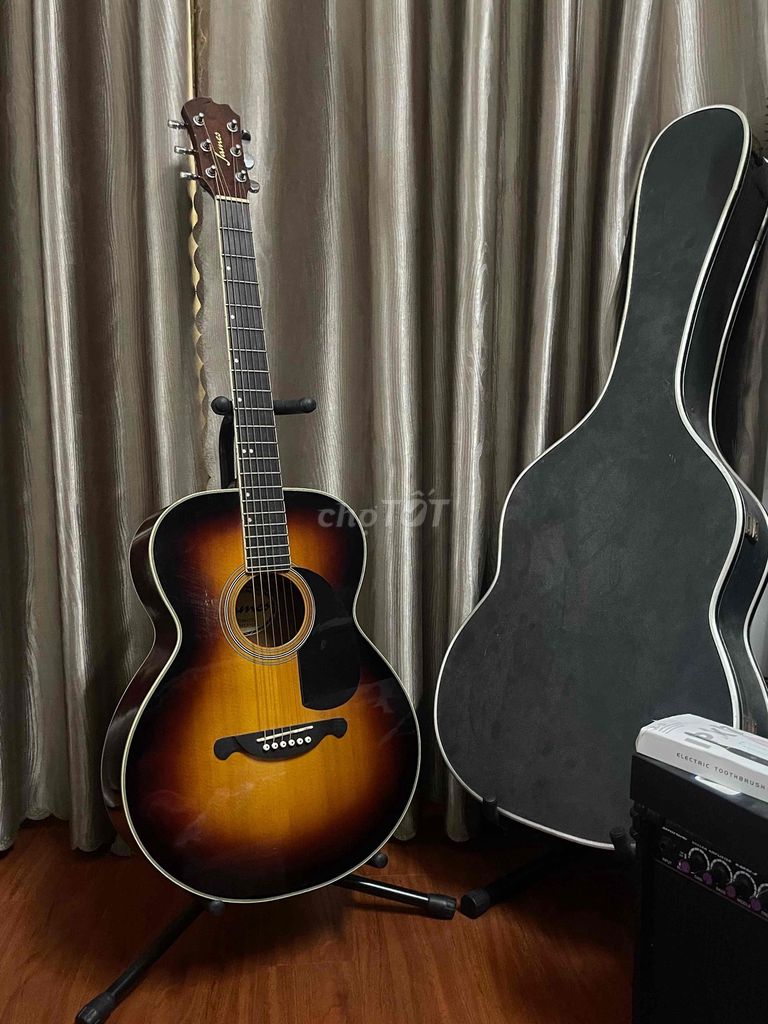 Guitar Acoustic James JF350Ts . Giá 2,6 triệu.. Mua bán Nhạc cụ tại Quận Hải Châu Đà Nẵng được đăng bởi trần văn Sơn hình 1