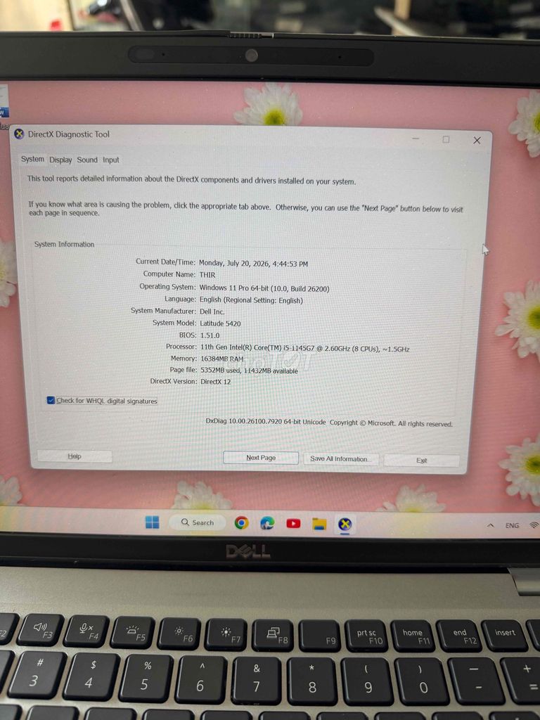 Dell Latitude 5420 i5 1145G7 16GB/256GB Cảm Ứng. Mua bán Laptop tại Quận Gò Vấp Tp Hồ Chí Minh được đăng bởi Cầm Đồ Cường Phát hình 1