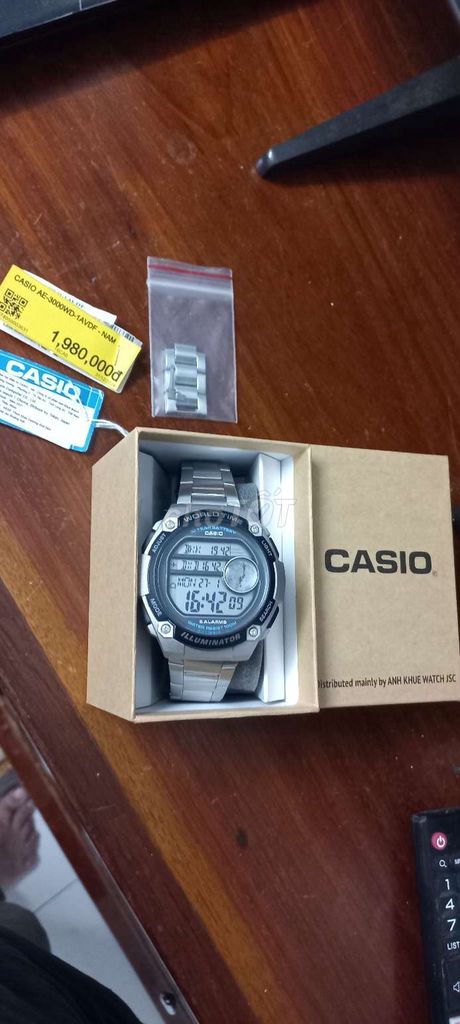 Đồng hồ CASIO 55.5 mm Nam AE-3000WD-1AVDF