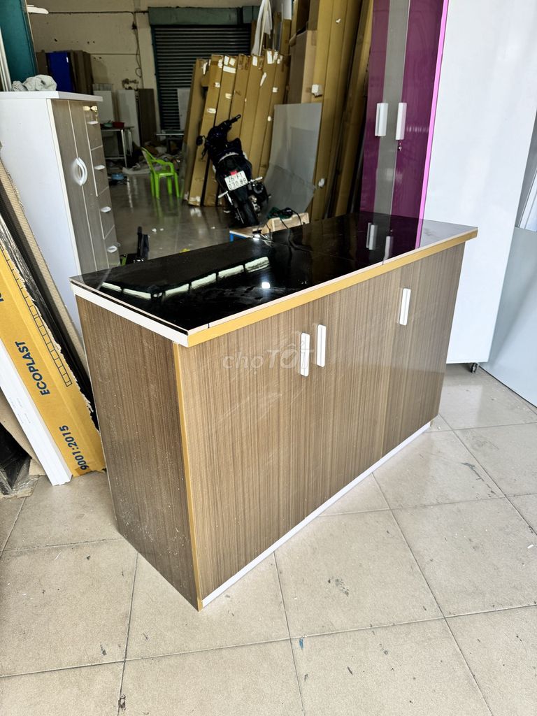 Tủ bếp Nhựa Đài Loan 1m2x80cm kèm bồn. Mua bán Tủ, kệ gia đình tại Thành phố Thủ Đức Tp Hồ Chí Minh được đăng bởi Nội Thất Quang Hùng hình 1