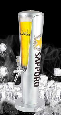 Tháp bia Sapporo màu bạc mẫu mới 2024