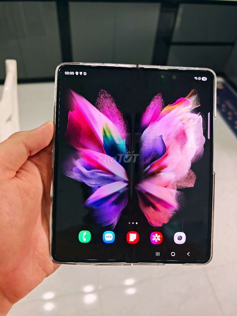 Samsung Z Fold 3 Ram 12G-256G zin đẹp. Mua bán Điện thoại tại Huyện Hòa Thành Tây Ninh được đăng bởi Bao Long hình 1
