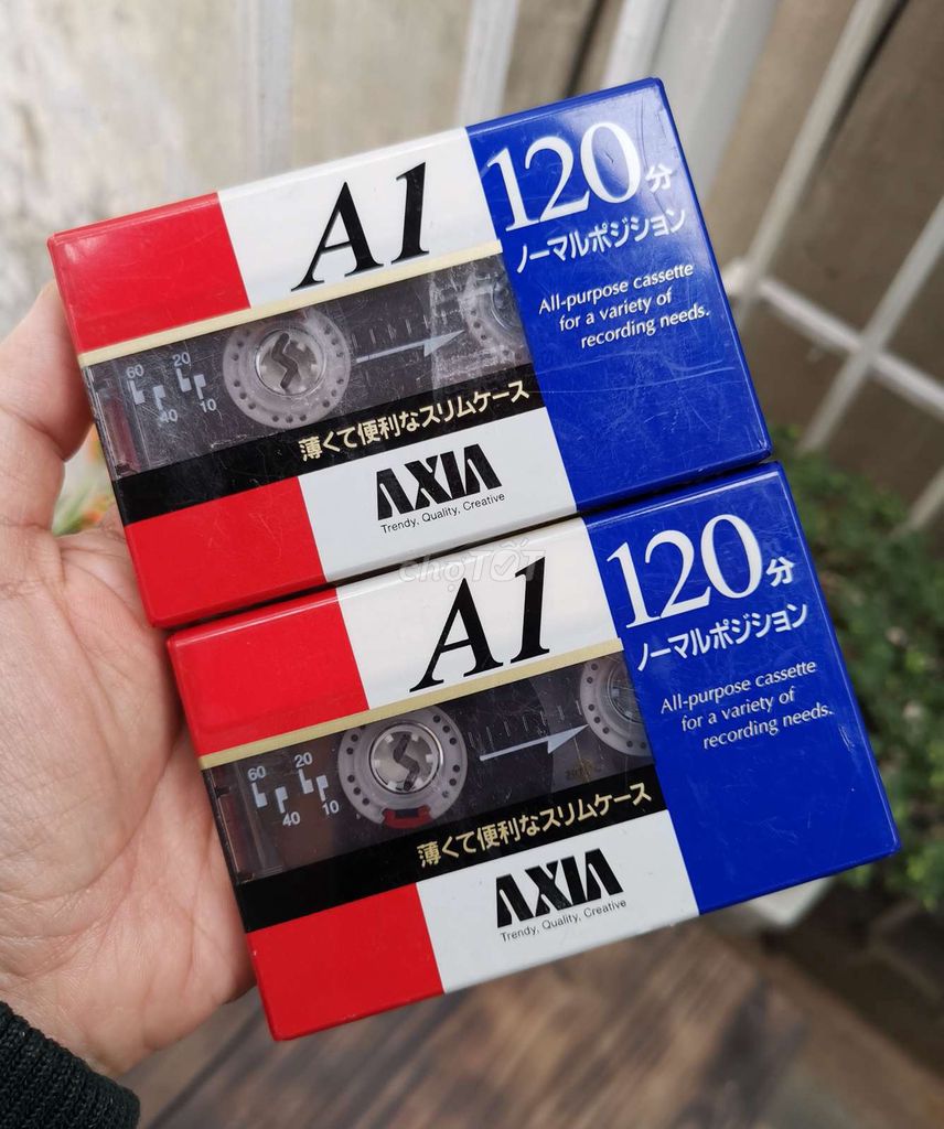 Băng cassette AXIA Fuji Nhật mới dài 120p