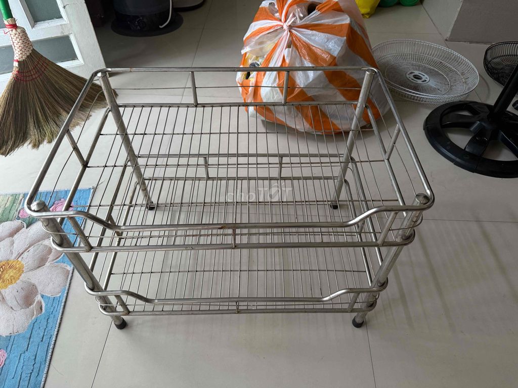 Kệ Inox 2 tầng 60x40. Mua bán Tủ, kệ gia đình tại Quận Thanh Khê Đà Nẵng được đăng bởi Lynh hình 1