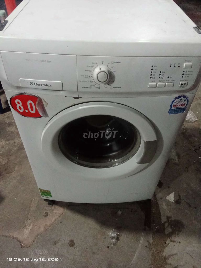 máy giặt lồng ngang 8 kg Electrolux trẻ em tiết ki