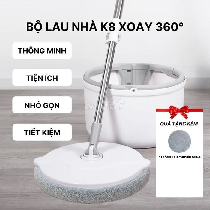 "Cây Lau Nhà Siêu Sạch – Tiết Kiệm Thời Gian 235k