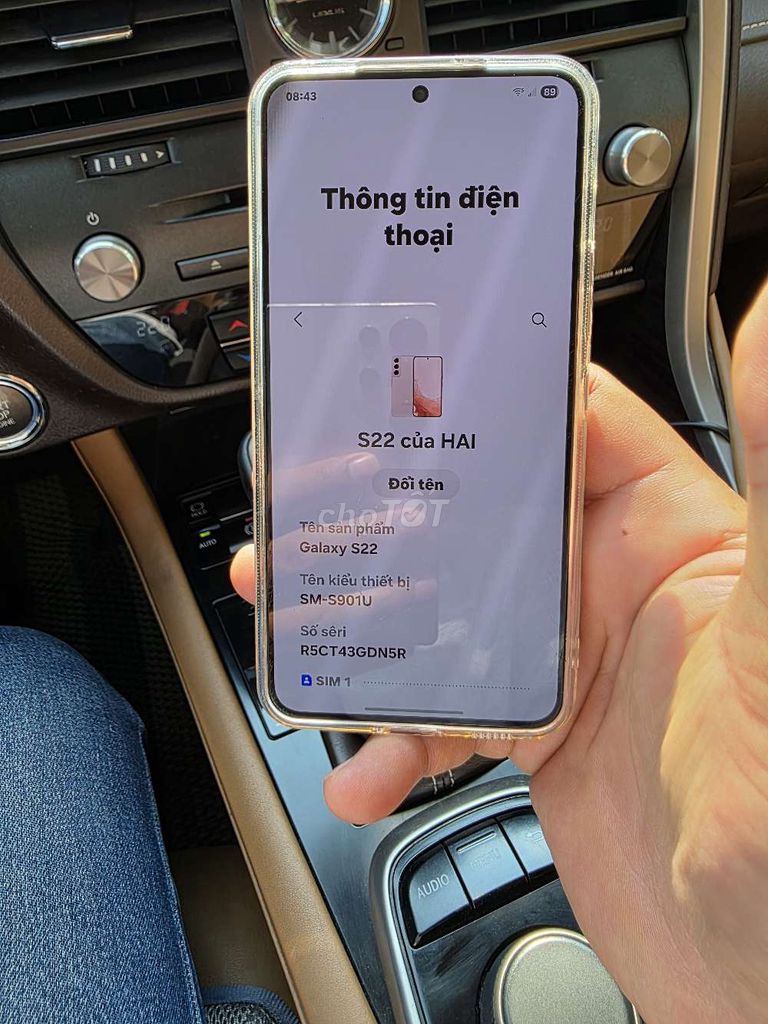 Samsung Galaxy S22 128GB Hồng Mỹ. Mua bán Điện thoại tại Quận 5 Tp Hồ Chí Minh được đăng bởi Hai hình 1
