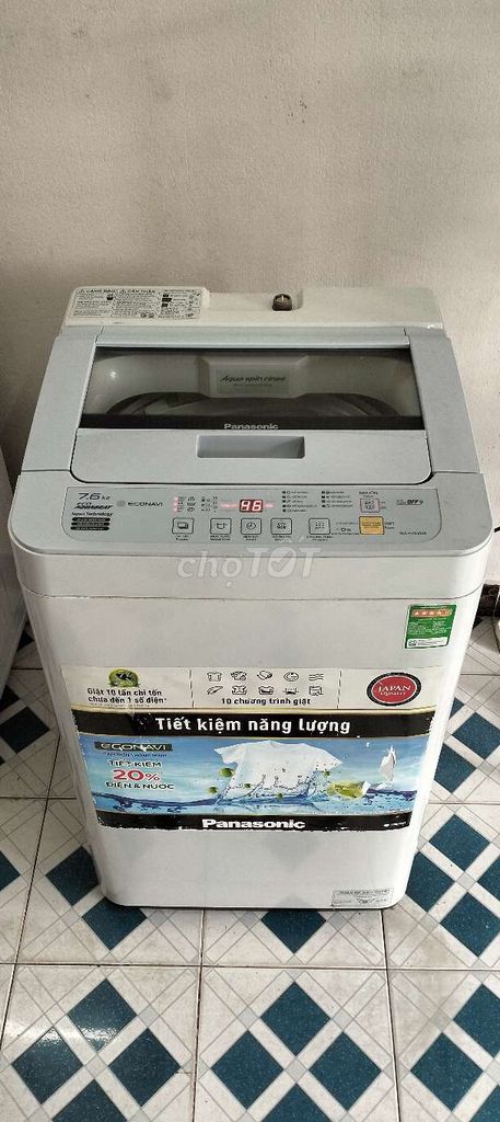 Máy giặt Panasonic 7,6 kg mới đẹp rin 100%