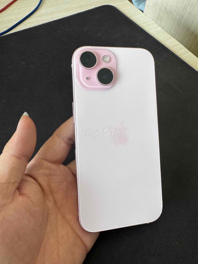 Apple iPhone 15 128GB Hồng Đã sử dụng. Mua bán Điện thoại tại Thành phố Thủ Đức Tp Hồ Chí Minh được đăng bởi Billy hình 1