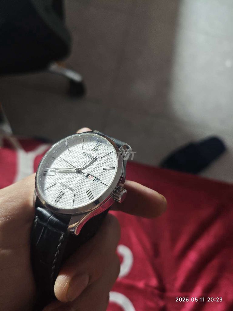 Đồng hồ Citizen Nam Cơ tự động Bạc. Mua bán Đồng hồ tại Huyện Thanh Liêm Hà Nam được đăng bởi Ng V Thao hình 1