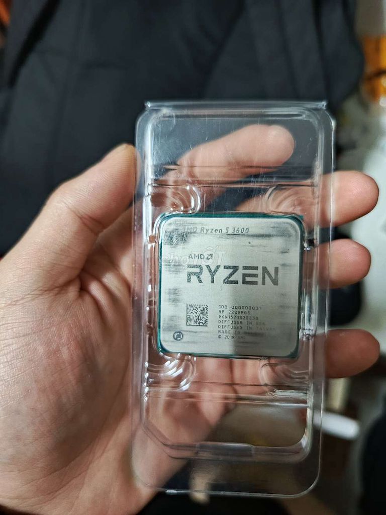 CPU AMD Ryzen 5 3600. Mua bán Linh kiện (RAM, Card...) tại Thành phố Đà Lạt Lâm Đồng được đăng bởi fign2x hình 1
