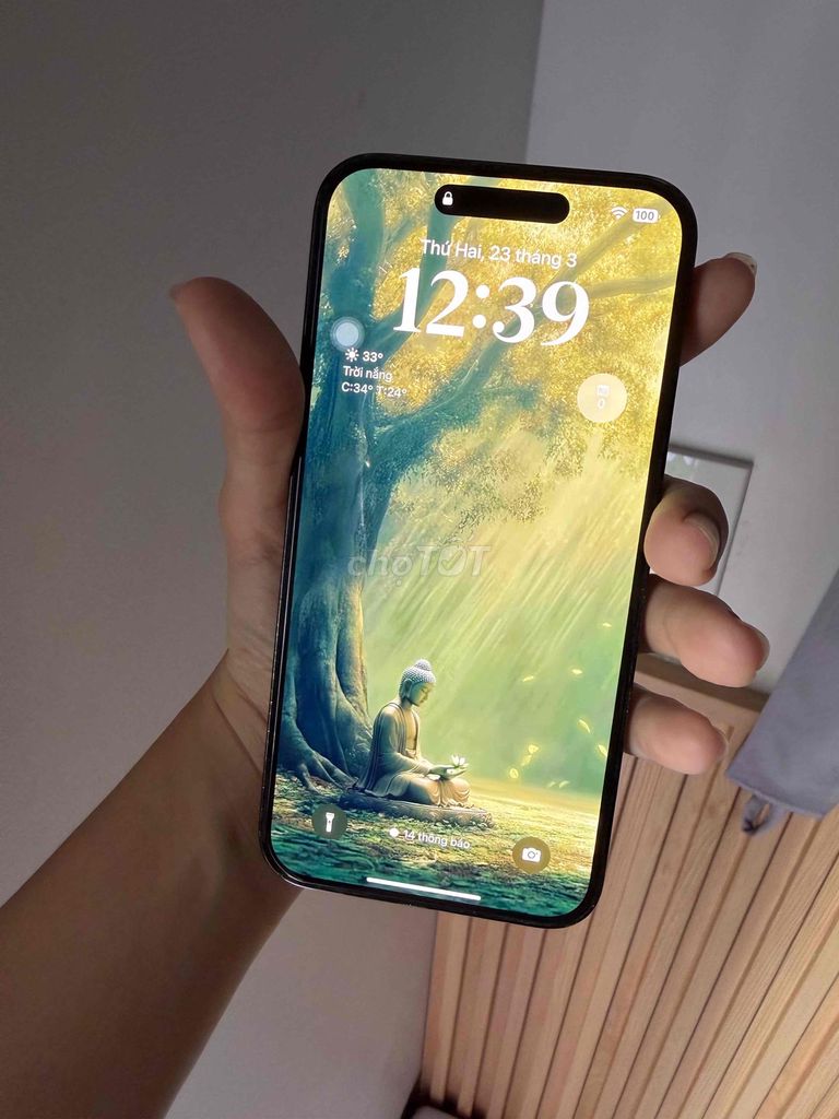 Bán điện thoại 14pm màu đen 256g. Mua bán Điện thoại tại Huyện Nhơn Trạch Đồng Nai được đăng bởi Hanh Nguyen hình 1