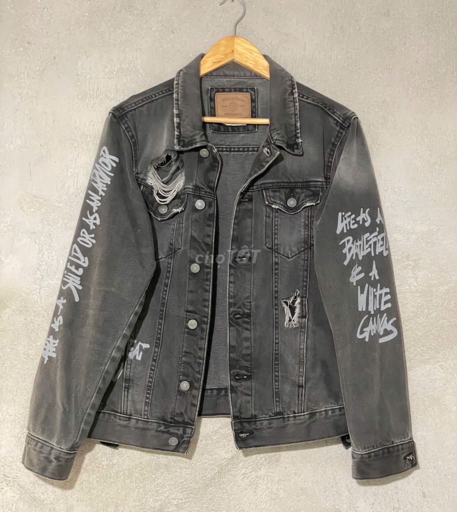 Áo khoác Jean Pull & Bear Nam size S. Mua bán Quần áo tại Huyện Minh Long Quảng Ngãi được đăng bởi Anh Hậu hình 1