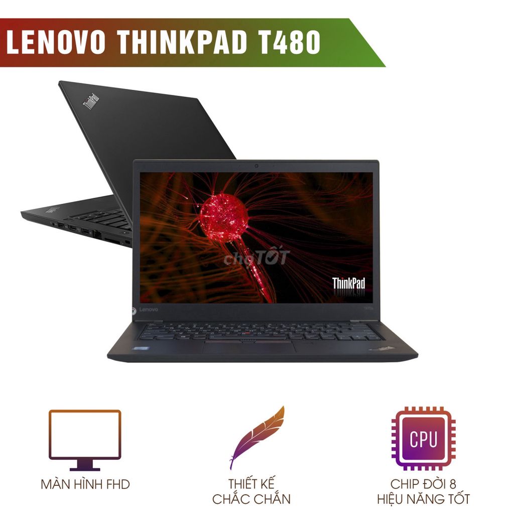 Lenovo T480 i5 thế hệ 8 Ram 8GB SSD 256GB