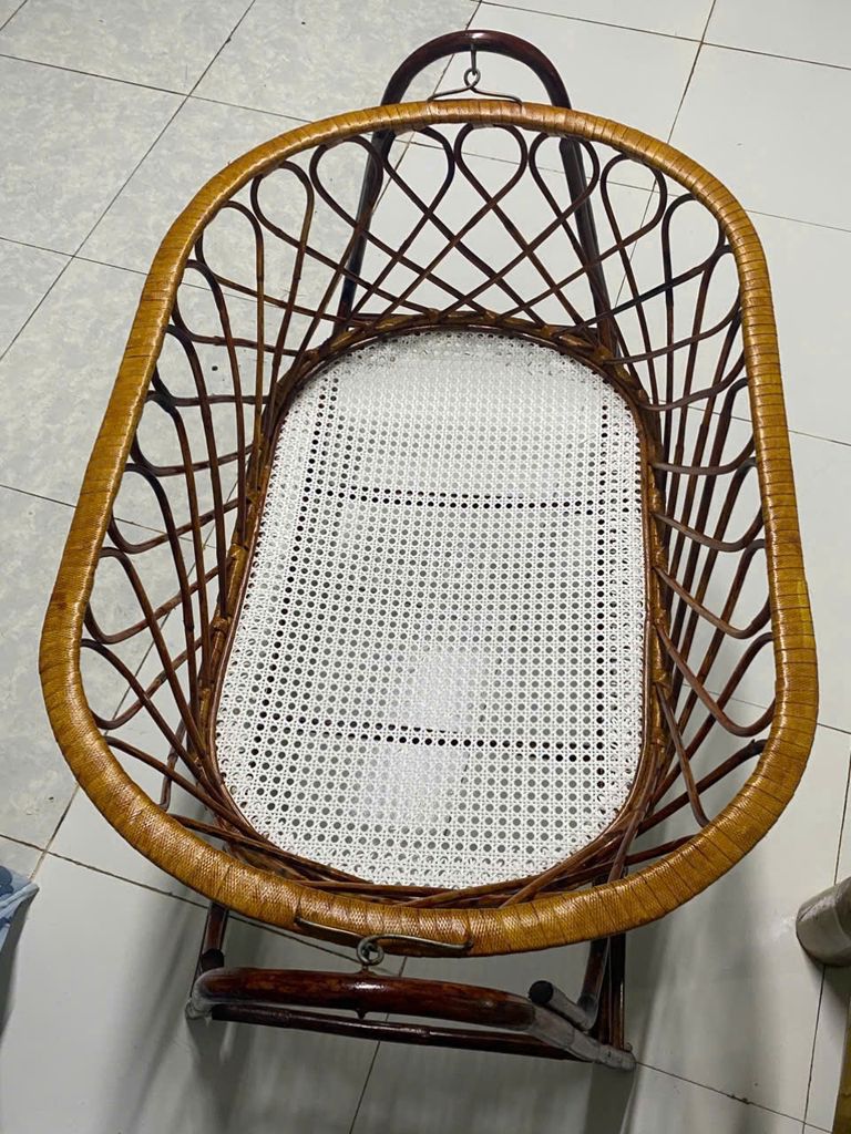 Nôi em bé mây tre đan. Mua bán Mẹ và bé tại Thành phố Buôn Ma Thuột Đắk Lắk được đăng bởi Quang hình 1