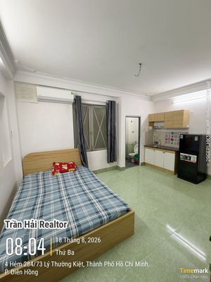 Cho thuê phòng trung tâm quận 10. Đầy đủ nội thất. Giá tốt: 4,5tr/th