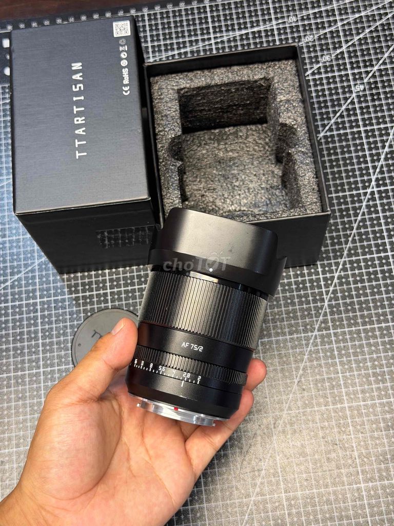 Ống kính TTArtisan AF 75/2 Fujifilm Đen. Mua bán Máy ảnh, Máy quay tại Quận 7 Tp Hồ Chí Minh được đăng bởi long hình 1