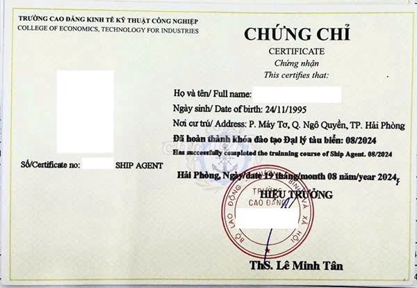 Khai giản lớp đại lý tàu biển