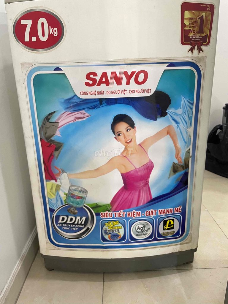 Chuyển nhà mình thanh lý máy giặt Sanyo mới 7kg
