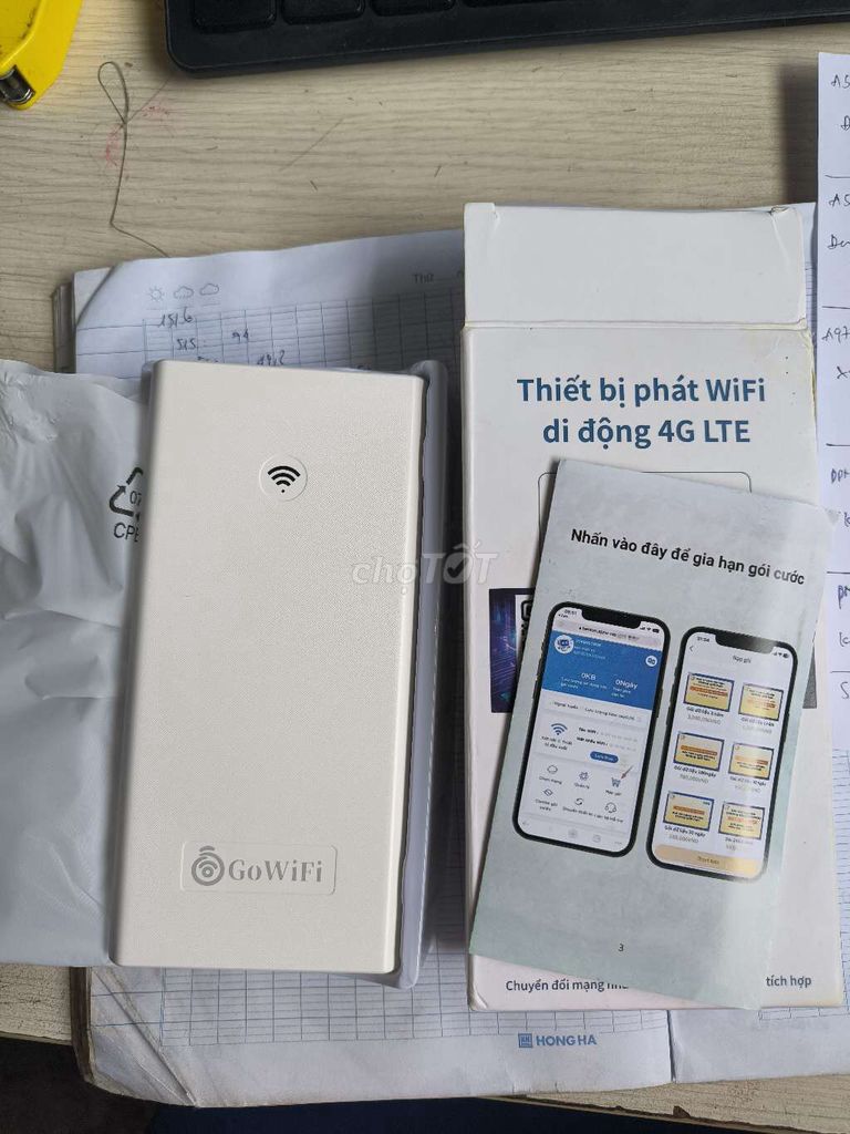 Bộ phát Wifi GoWifi Trắng Tích hợp eSIM. Mua bán Phụ kiện (Màn hình, Chuột...) tại Huyện Bến Lức Long An được đăng bởi Tạp Hoá hình 1