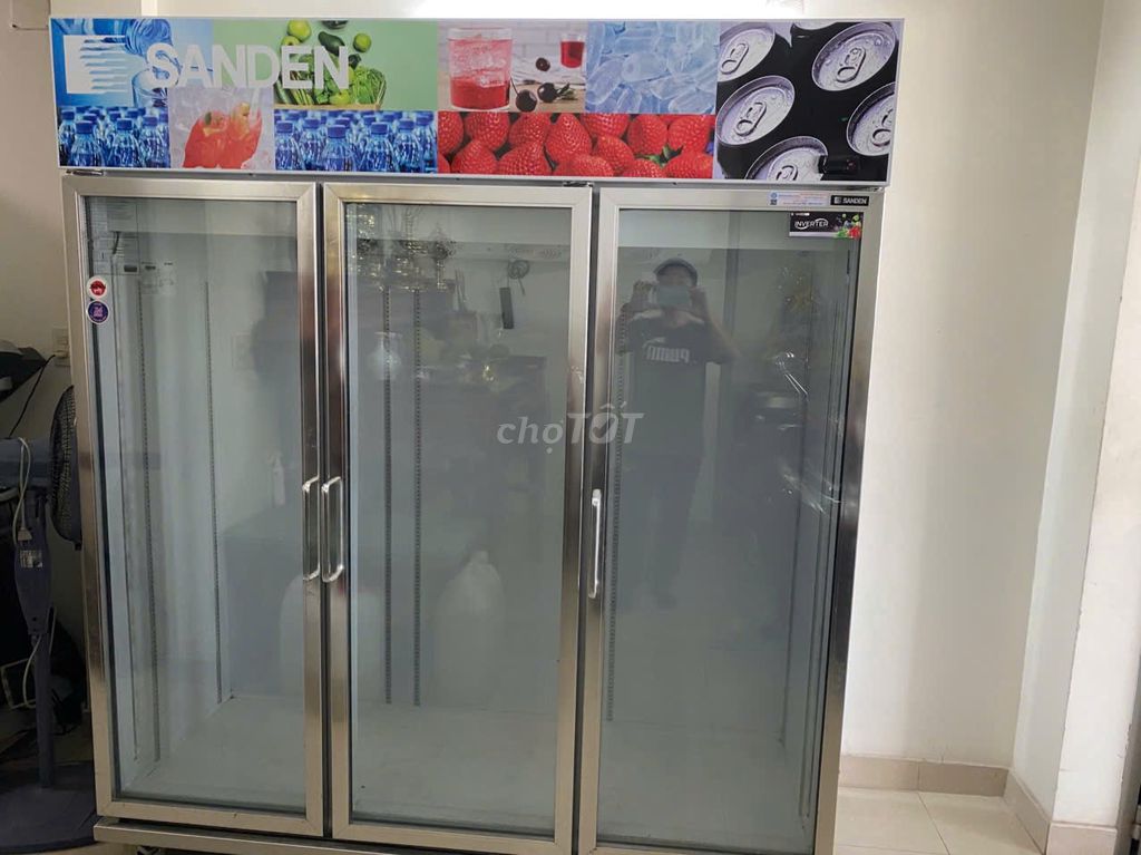 Tủ mát Sanden Intercool OEM-1805i 1500L 3 cánh. Mua bán Tủ lạnh tại Quận Gò Vấp Tp Hồ Chí Minh được đăng bởi Trân hình 1