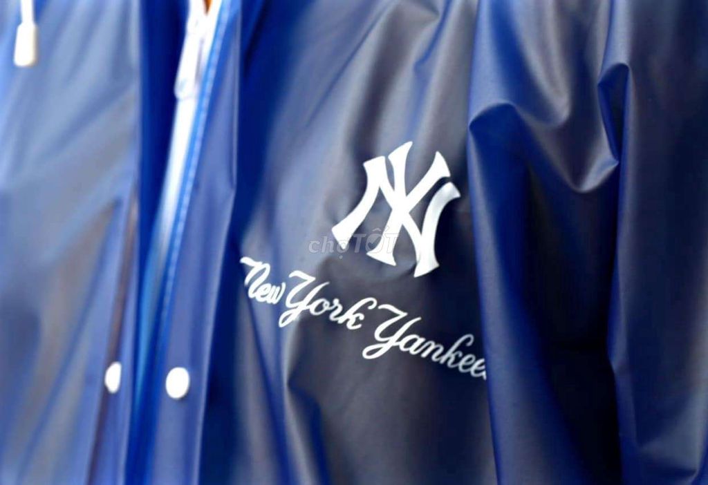 Áo mưa yankees mlb màu xanh dương