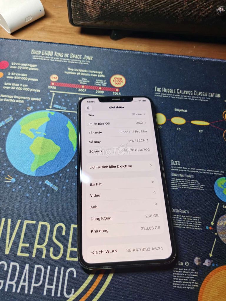 iPhone 11 Pro Max 256GB CH/A Đã dùng. Mua bán Điện thoại tại Thành phố Bà Rịa Bà Rịa - Vũng Tàu được đăng bởi Nguyễn Nhật hình 1
