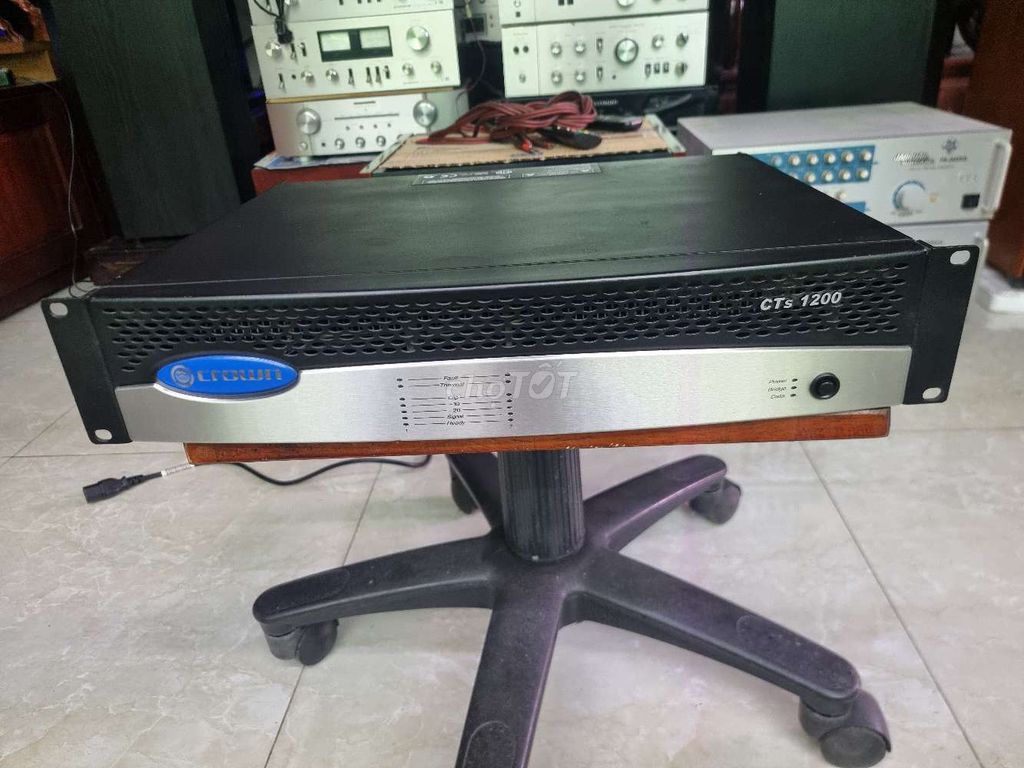 Cục đẩy Crown CTS 1200. Mua bán Tivi, Âm thanh tại Quận 12 Tp Hồ Chí Minh được đăng bởi Tiến Dũng Âm Thanh Bãi  Tuyển chọn  hình 1